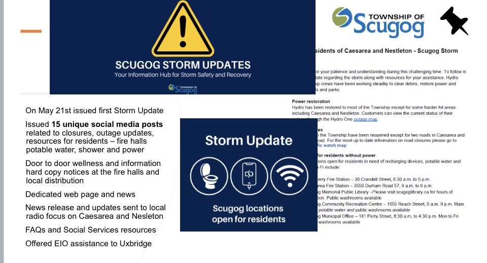 In #Simcoe along with #Scugog #EIO to present to our colleagues at the #EMO #SevernSector Fall Meeting on the impacts of the May 21,2022 #Derecho