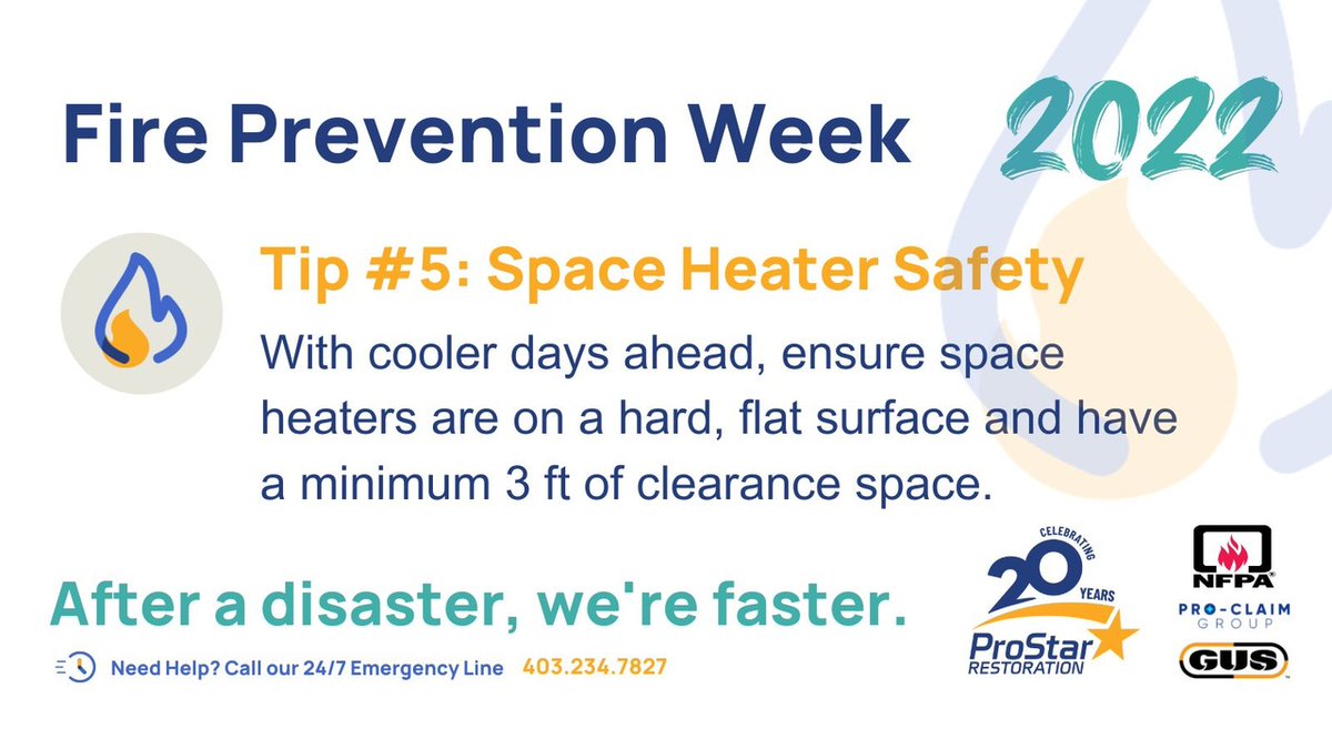 Winter is coming ❄️ 🥶 

🚨 #NationalFirePreventionWeek 🔥 

#FirePreventionWeek #CalgaryYYC #CalgaryBusiness #CalgaryCares