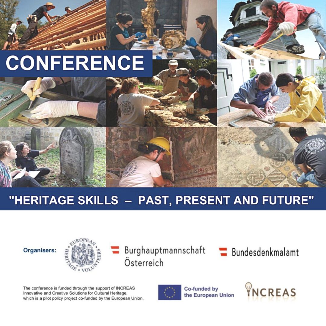 Don't miss the #EuropeanHeritageVolunteers2022 conference to discuss good and fair practices, and learn from intergenerational exchanges between seasoned and young heritage professionals.

🗓️October 25
📍Mauerbach Charterhouse near Vienna, Austria
🪙Free
⏯️ow.ly/x2uj50L9IPG