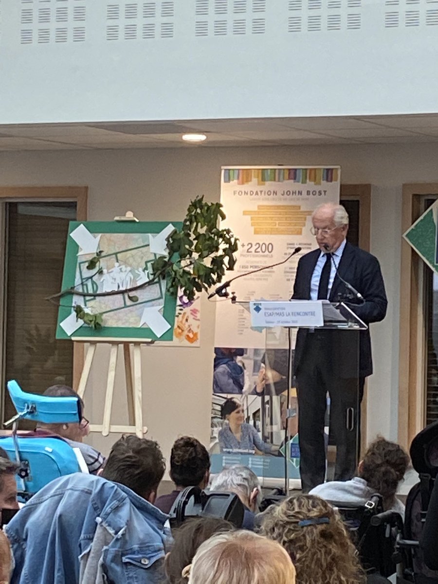 #Inauguration de l’ESAP/MAS La Rencontre
<a href="/david_guiraud/">David Guiraud</a> Président du Conseil d’Administration à la @Fonda_John_BOST rappelle l’apport des voyages d’études au projet inclusif de l’établissement