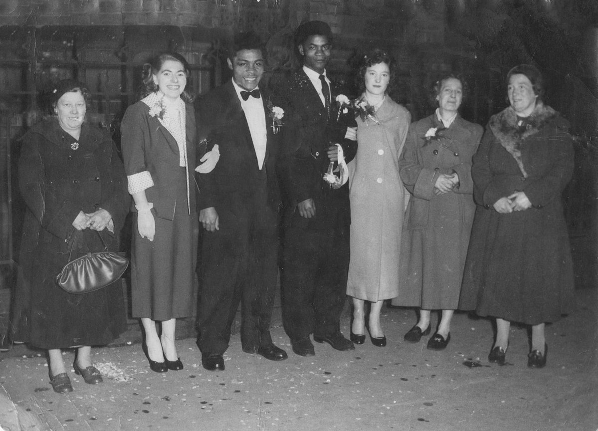 NottmPlayhouse's tweet photo. Join us for a celebration of #BlackHistoryMonth &amp; 60 years of Jamaican Independence 🇯🇲

Visit @colourofloveuk's amazing exhibition archiving mixed-race relationships of Black African-Caribbean &amp; White British people during our Nine Night run 19 Oct - 5 Nov https://t.co/CrrctAezCB https://t.co/pHbQQ7ddGd