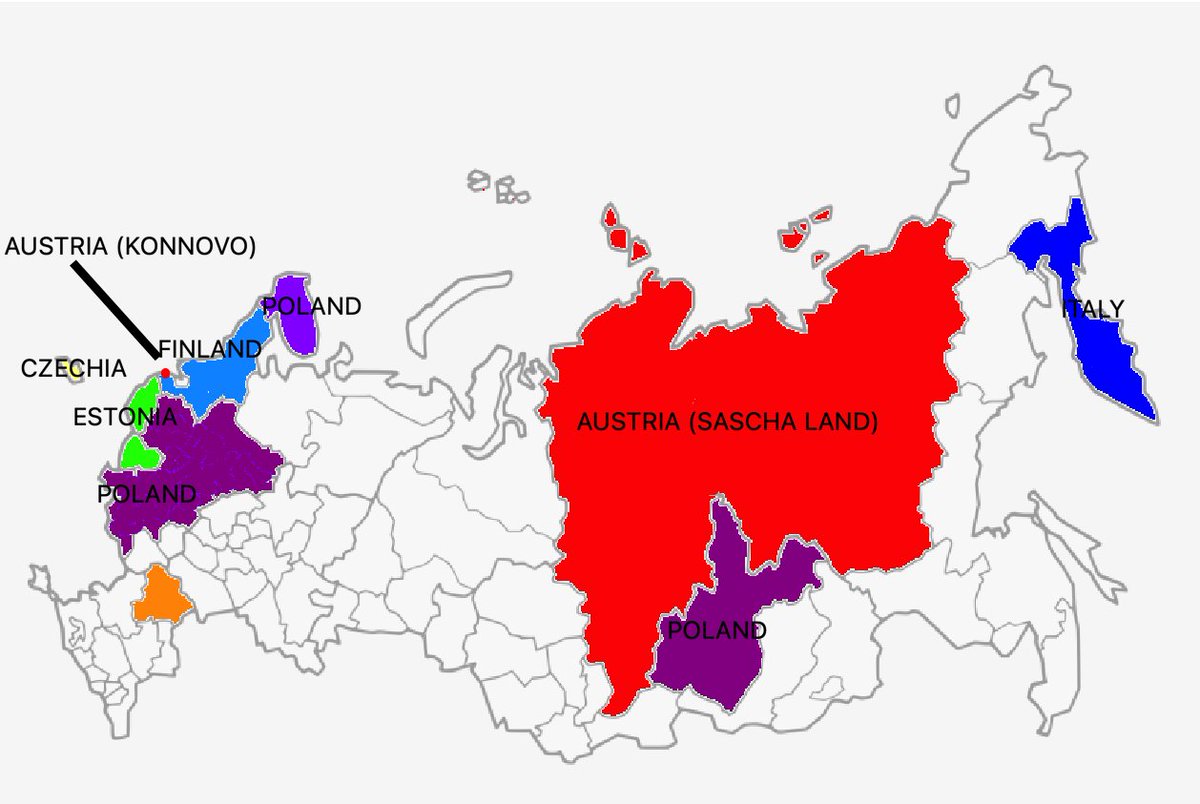 Schneefurt's tweet photo. #Kralovec #KralovecisCzechia #Schneefurt Current map of former #Russia: https://t.co/kM3GVId5nL