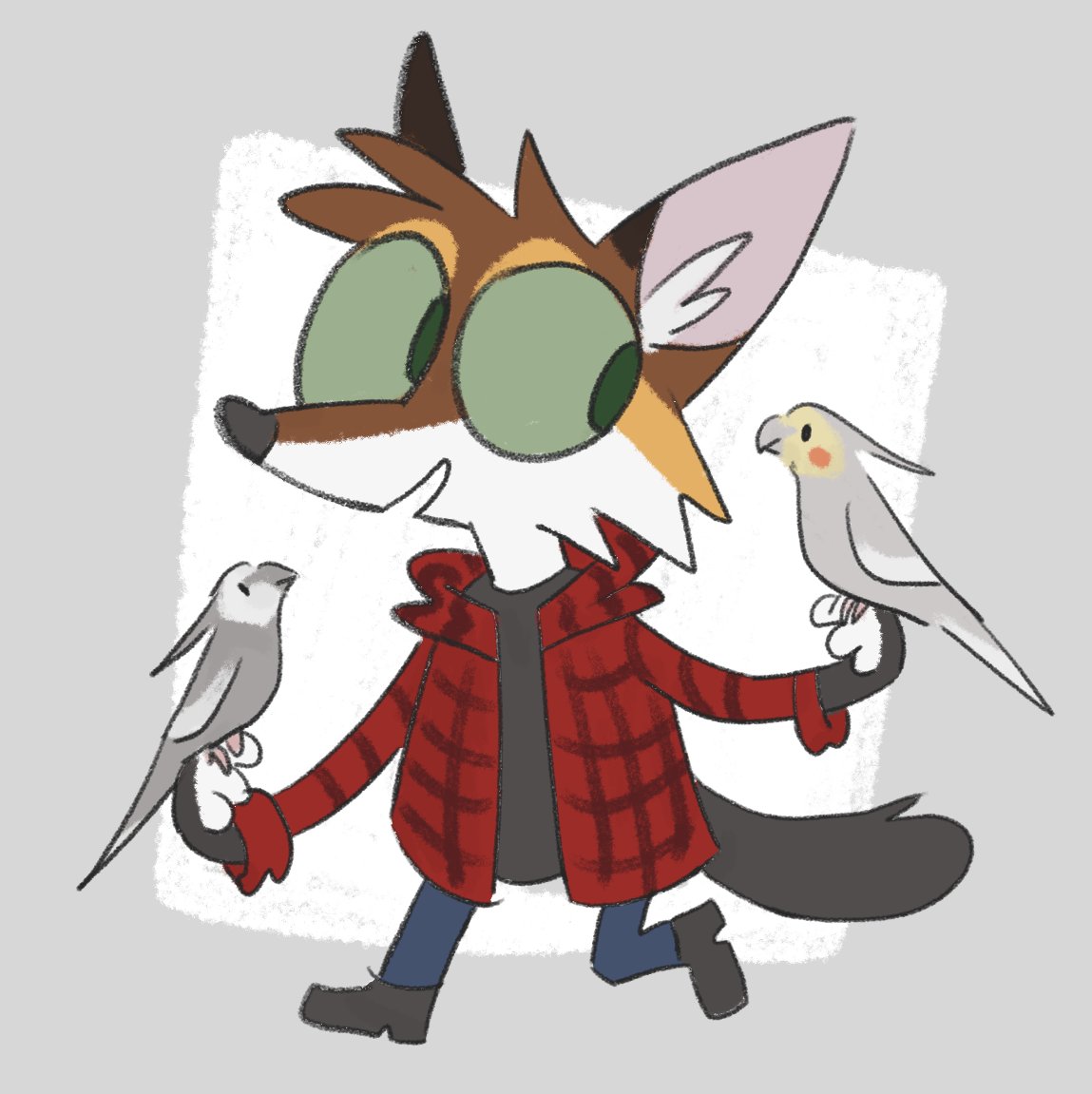「Been doing some commissions for patrons,」|Finchのイラスト