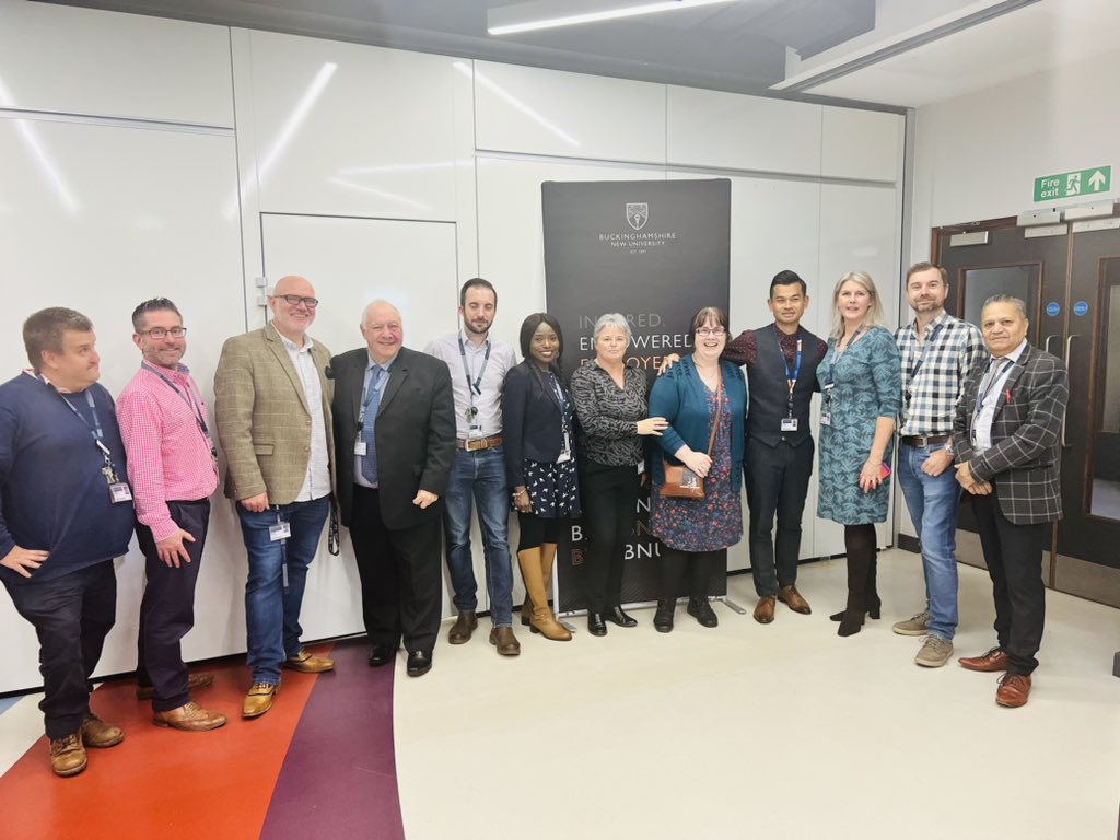 Today was the official school launch for The School of Health and Social Care Professions at BNU. This fits perfectly with National AHP day and bought together valued friends from Health Education England, Clinical Practice and beyond! #bnuodp proud