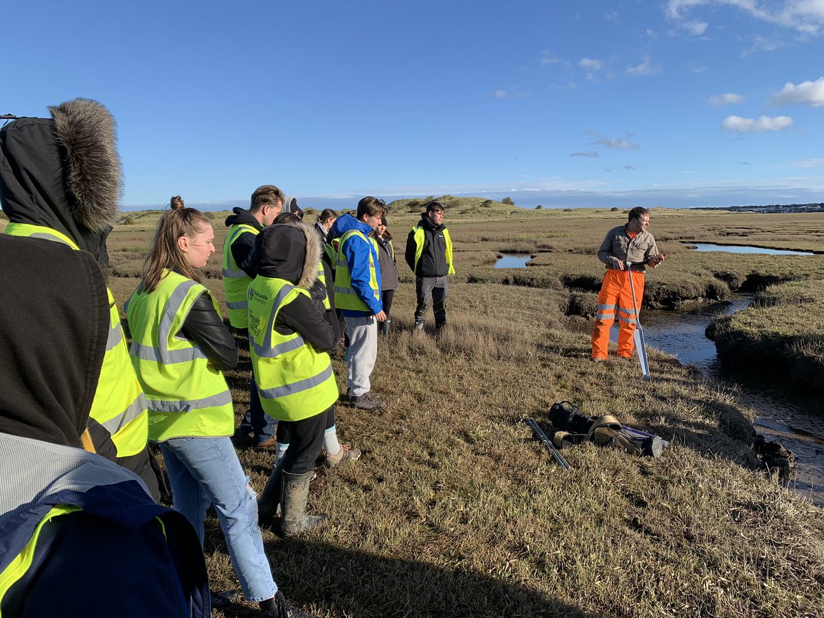 Great day on the #Northumberland coast at #LowHauxley and #Warkworth with @NCLPhysGeog @NCL_Geography 2nd Yr Key Methods for Physical Geographers students.