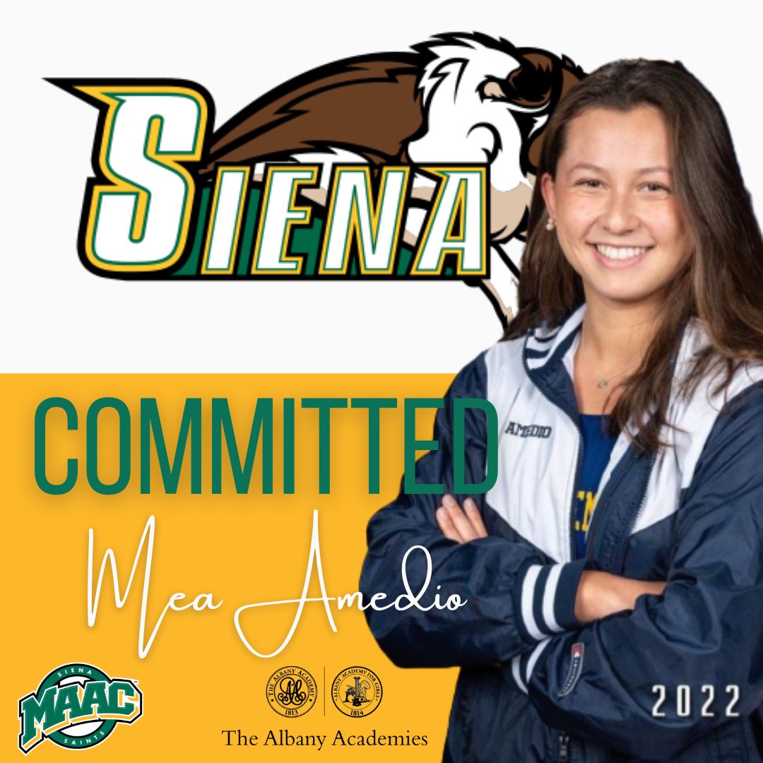 AMarathakis's tweet photo. 🚨COMMITTED🚨 Congratulations Mea on continuing your academic and athletic passions at Siena👏🏼‼️ #AcademyWay #ScholarAthlete @thealbanyacademies @sect2athletics @nysphsaa https://t.co/RaI1q32CEU