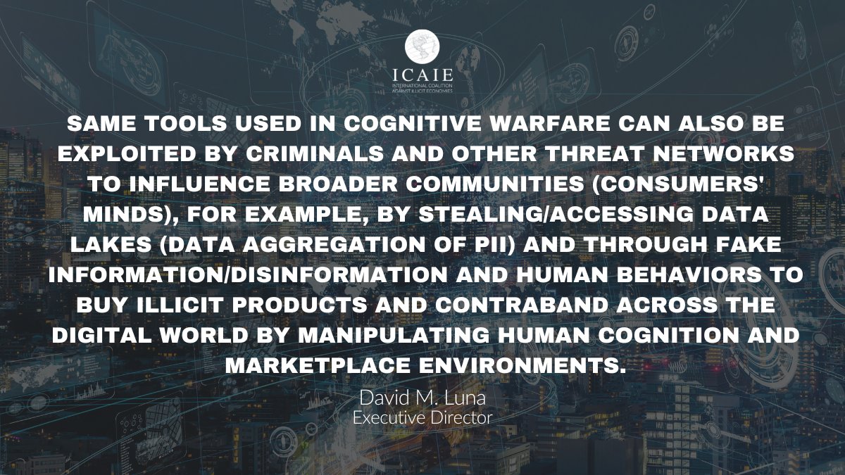 #cognitivewarfare #criminals #consumerminds #disinformation #humanbehaviors
