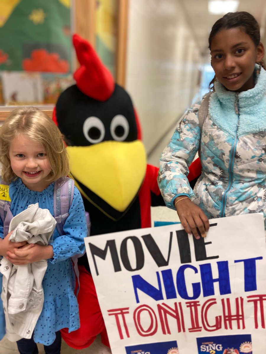 We are getting very excited for our movie night! #FESCardinals