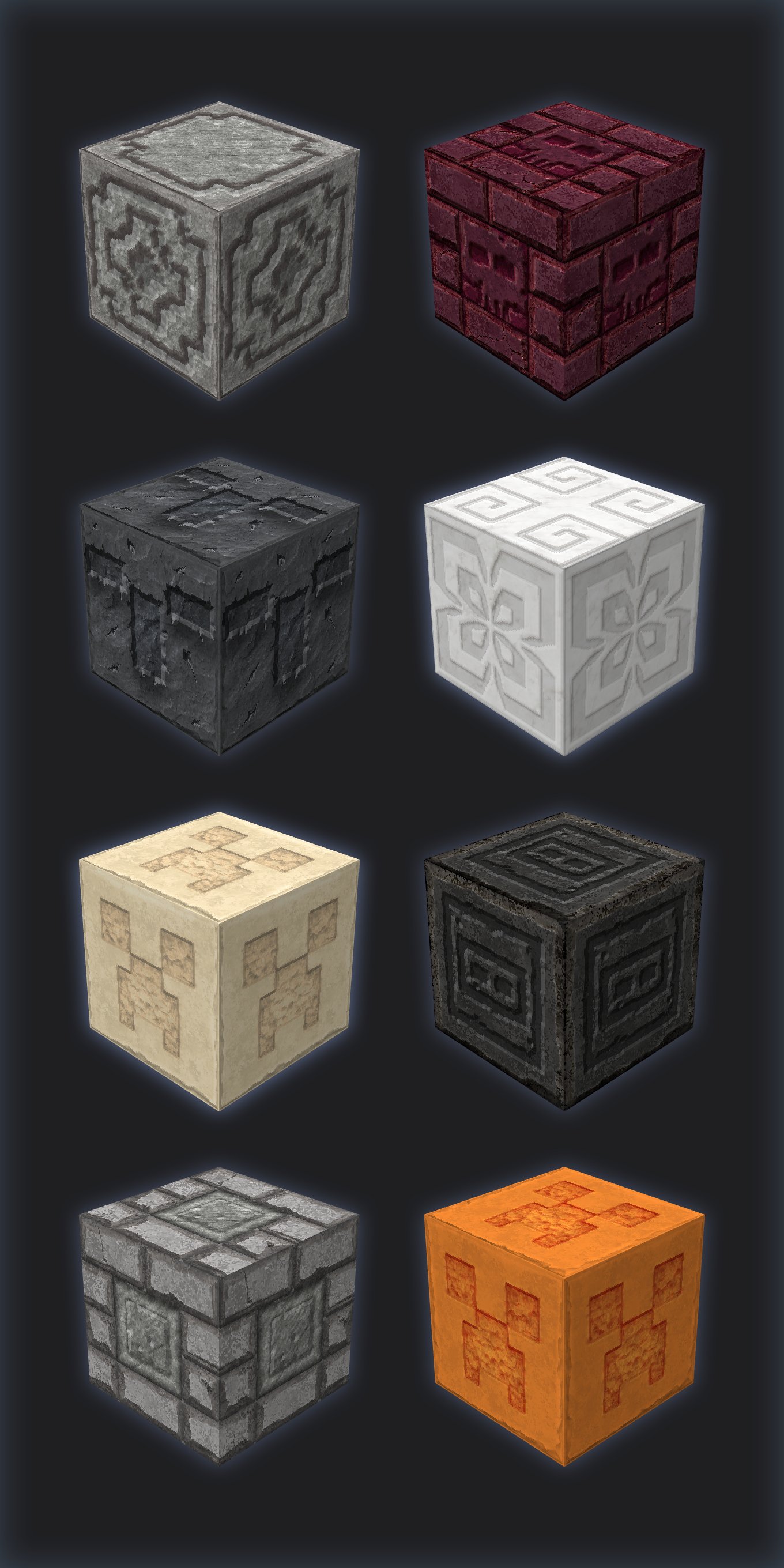 More Chiseled Minecraft Texture Pack