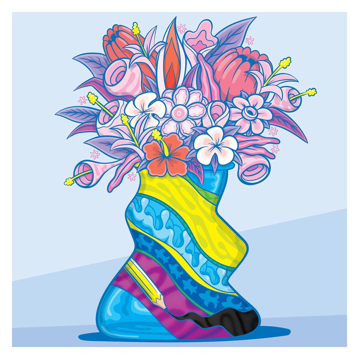 aaronkkai's tweet photo. Vase &amp; Flowers 01 https://t.co/zkOrkKRHHe