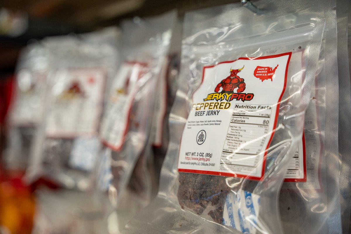 JerkyPro's tweet photo. The only people that LOVE to go to work on their birthday are small business owners. Any &amp; all jerky orders would be an acceptable birthday gift. Thank you all in advance. 🤣🎉 

We’ll be open today:

NOON - 8 PM
486 South Paint St.
Chillicothe Ohio
https://t.co/fUSSvJAKlS https://t.co/H1T2WaAqq0