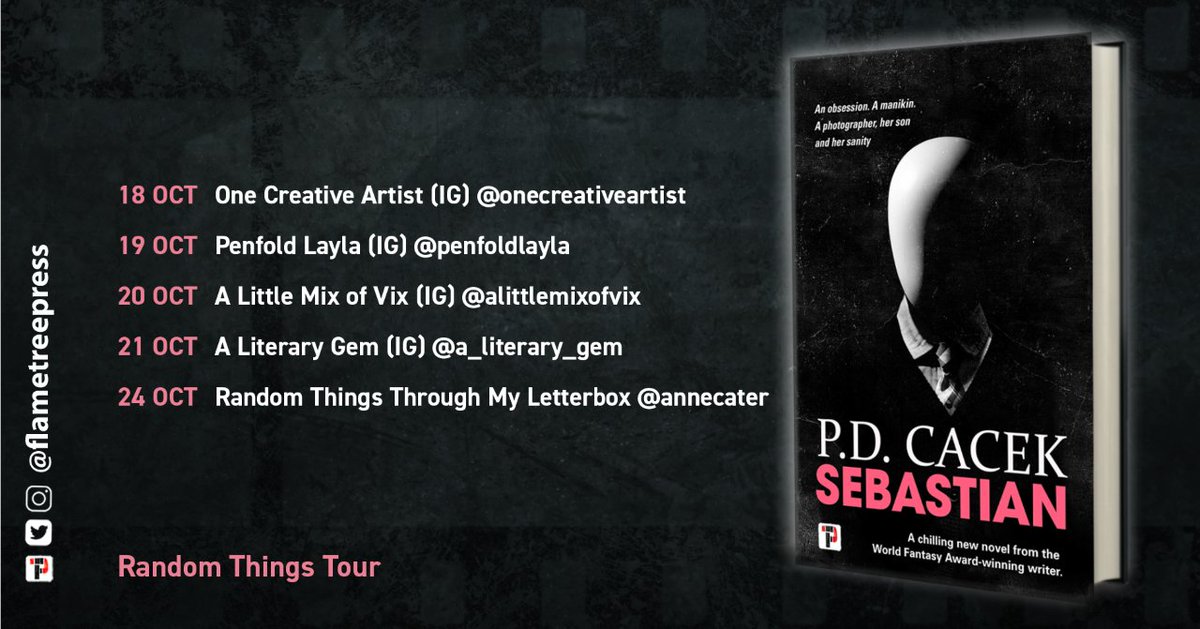 RandomTTours's tweet photo. Join #RandomThingsTours and @flametreepress for the #Sebastian by #PDCacek
Begins 18 October https://t.co/32Xhu4WOsN