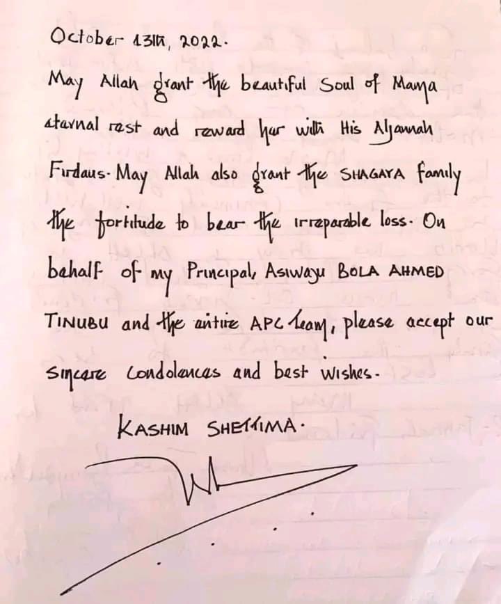 TheresaTekenah's tweet photo. I can't get over Kashim Shettima's beautiful handwriting. https://t.co/NXiEsGwPaI