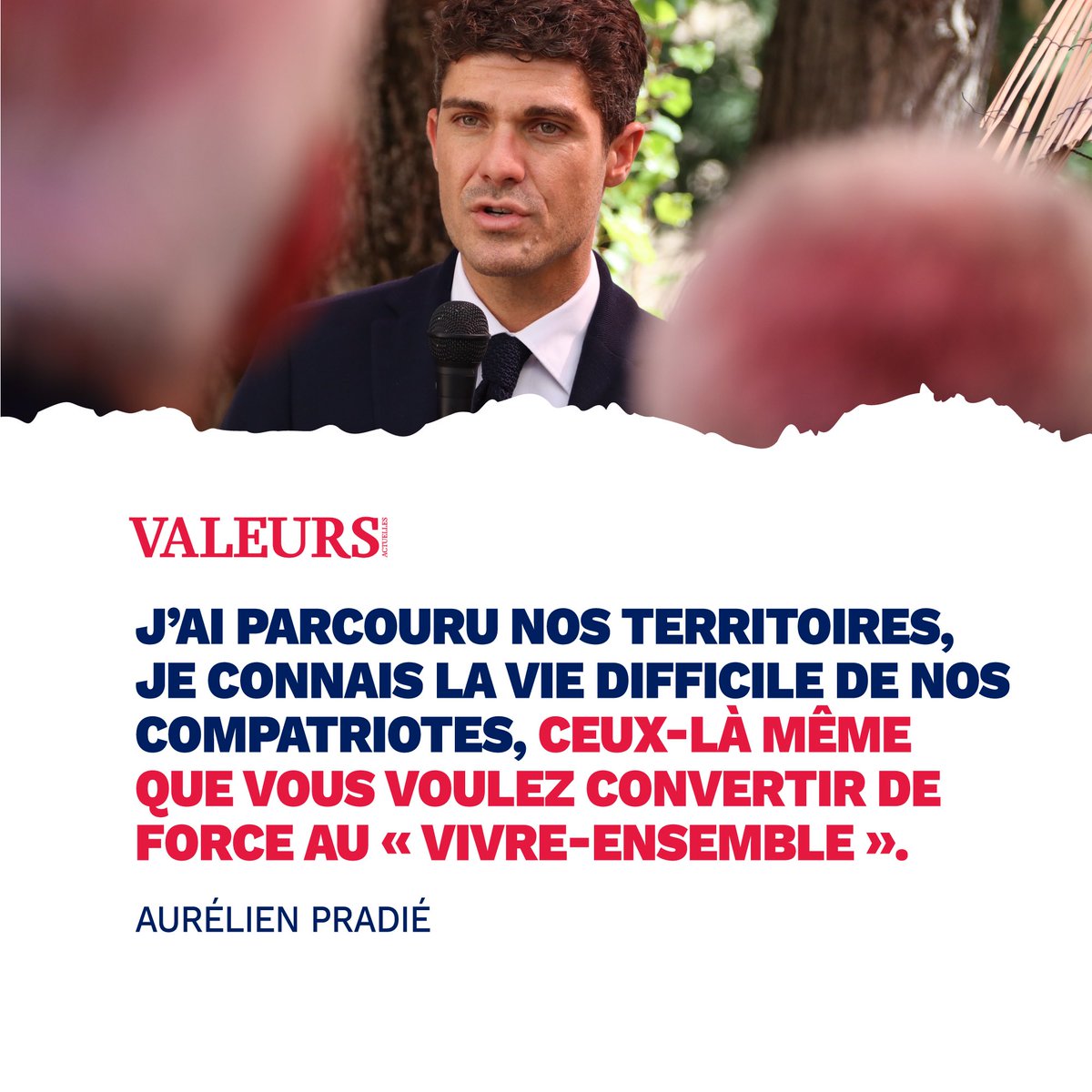 Élu de la République. Lotois de cœur, Français avant tout. Et fier avec ça. De notre patrie, de notre Histoire, de notre culture. 

J’ai parcouru nos territoires, je connais la vie difficile de nos compatriotes, ceux  que vous voulez convertir de force au « vivre-ensemble »