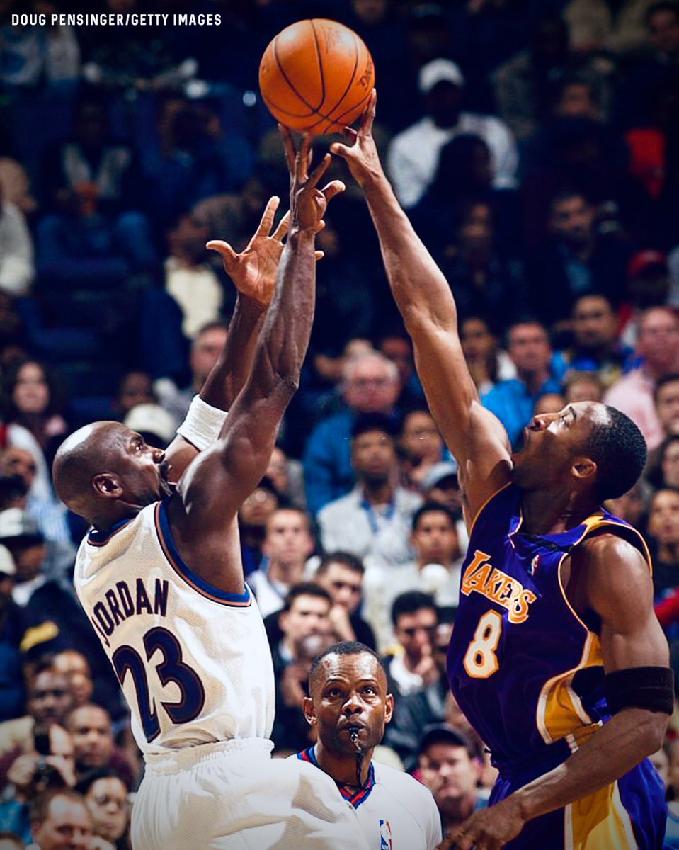 ThrowbackHoops's tweet photo. When your idols become your rivals (2002) https://t.co/DWo1xZr9wZ