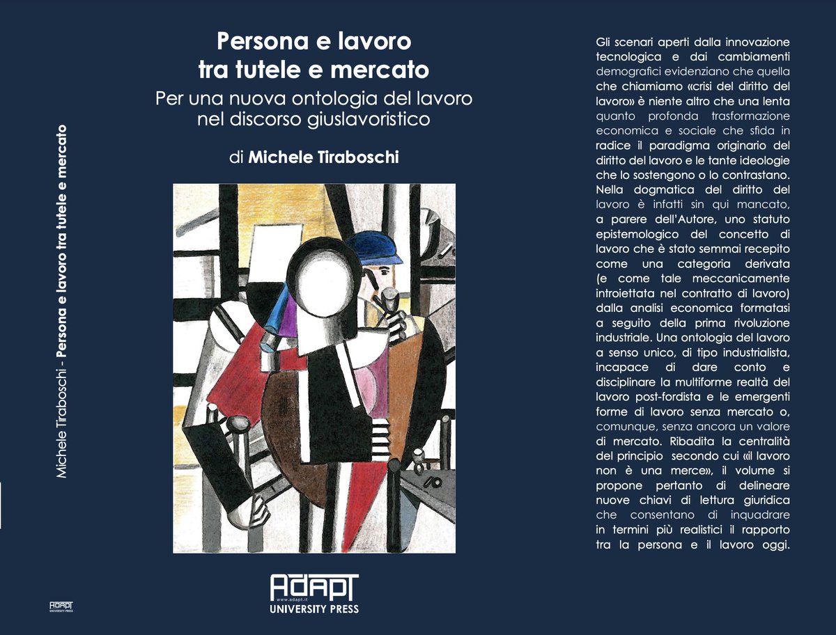 MicheTiraboschi's tweet image. Il lavoro tra senso e compenso. 
Le idee portate alle giornate di Bertinoro #gdb2022 prendono avvio da uno studio su #Persona #Lavoro.
L&apos;immagine in copertina e la relativa spiegazione cercano di rendere l&apos;essenza del ragionamento.
Qui il testo open access iris.unimore.it/retrieve/e31e1…