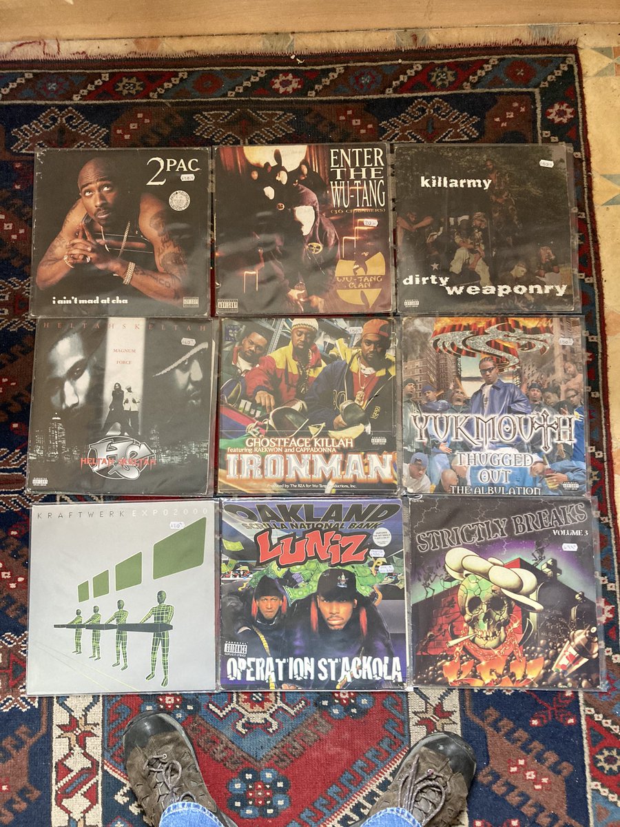 A few rap LPs out for the first time at the Leicester market record fair this coming Sunday: 16.10.22. Open: 9am-2pm. LE1 5GG.
20 different dealers standing this event.