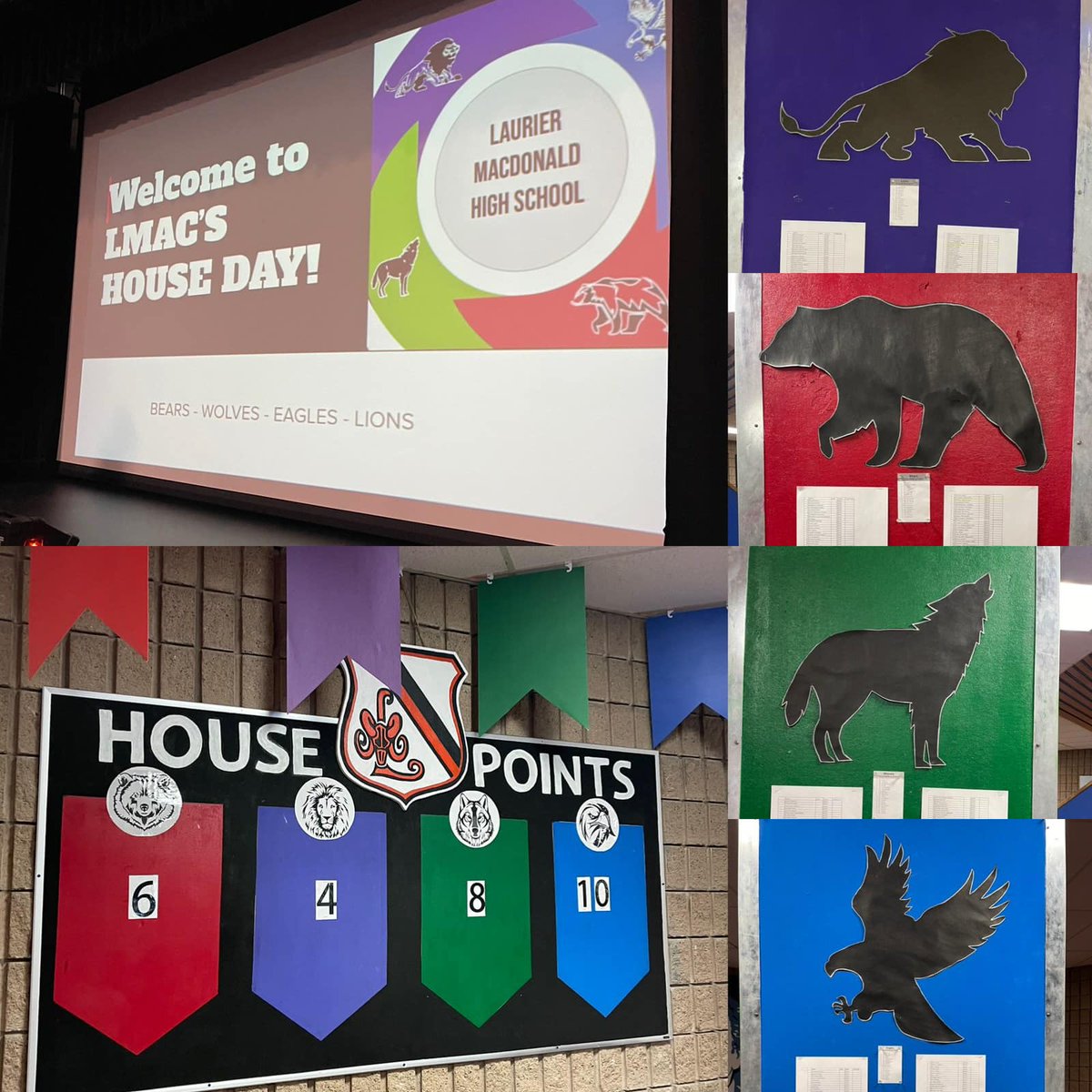 LMACemsb's tweet photo. Everyone is still thinking about yesterday!  What an awesome day we had!   We may have four different houses, but only one home: Laurier Macdonald High School.  #lmac #ibmyp #emsb #focusoneastendschools #maythebesthousewin #schoolspirit #community https://t.co/et2FZtOlxJ