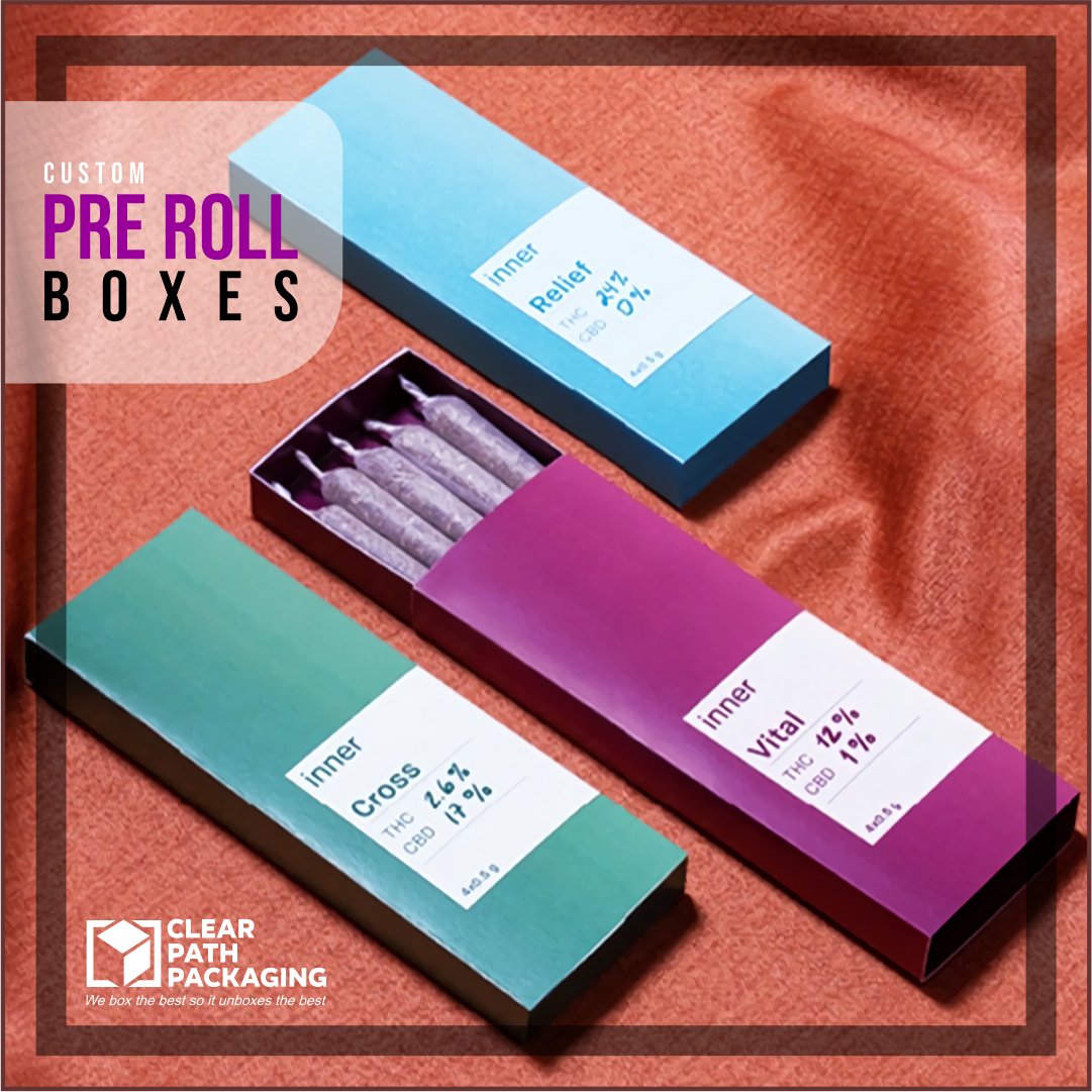clearpathpkg's tweet image. Exceptional Custom Pre Roll Boxes At Wholesale Rates. Get upto 50% Discount With free shipping in all over the USA.
👉 +1-888-430-5197
👉 Free Shipping
👉 Free Design &amp;amp; Support
👉 bit.ly/3MzhAI1
#customprerollboxes #prerollboxeswholesale  #preroll #explore #explorepage