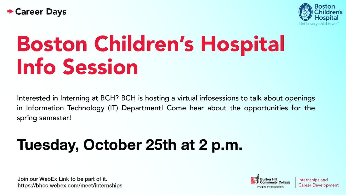 BHCC Internships & Career Development tweet media