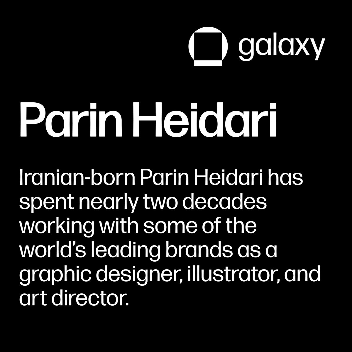 galaxyhq's tweet photo. Celebrate the #ExplorerCollection airdrop by sharing your #NFT and updating your profile picture.
We wanted to thank the 3 generative artists that helped us bring this collection to life.
@JakeAndrewArt @WilliamKWAKUAMO @ParinHeidari
https://t.co/RtPzs1vjAI https://t.co/8Hq6xtsh1q