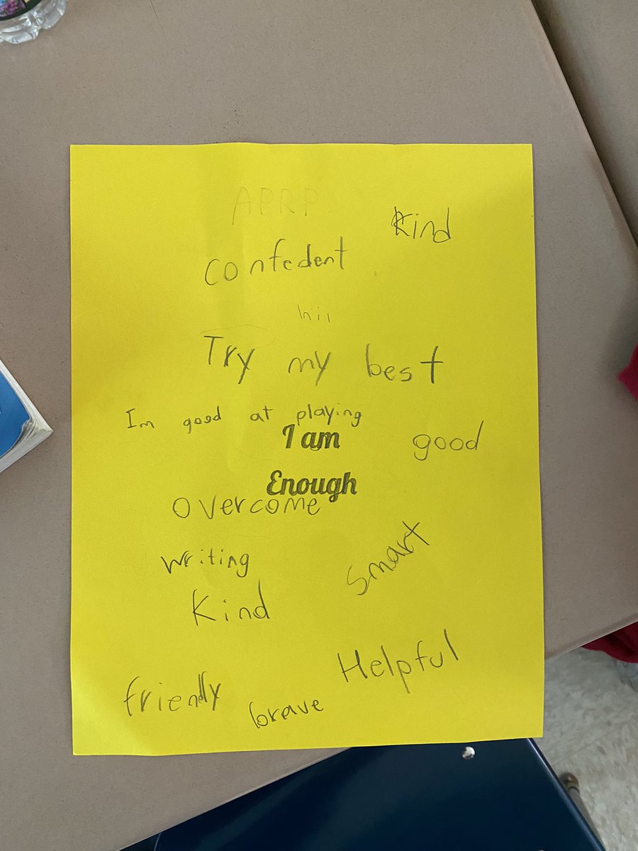 MsCreanSW's tweet image. Had an awesome visit to 4th grade this morning! We talked about positive self-esteem and how to build our confidence! @GCSD_Landing