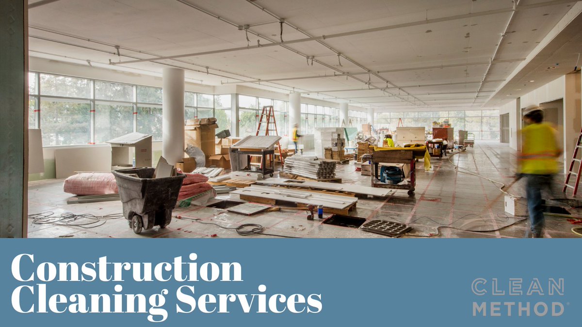 cleanmethod's tweet image. Construction isn’t complete until everything is dust and debris-free. Ensure your construction site clean-up services leave your project prepared for inspection, inhabitation, and action. #WeClean
cleanmethod.com/commercial-cle…