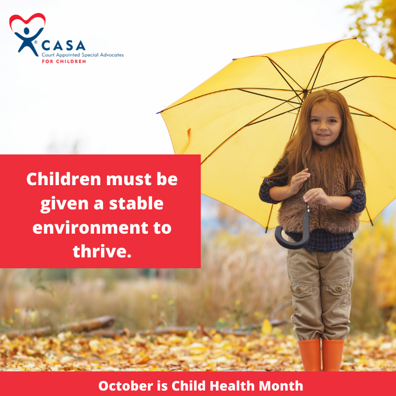 Everyday there are over 100 children from Dickson County in foster care.  CASA of Dickson County is currently serving 54 of those children. We want to provide an Advocate for ALL of them!  Call today to become an Advocate 615-509-5501 or casadicksoncounty.org.