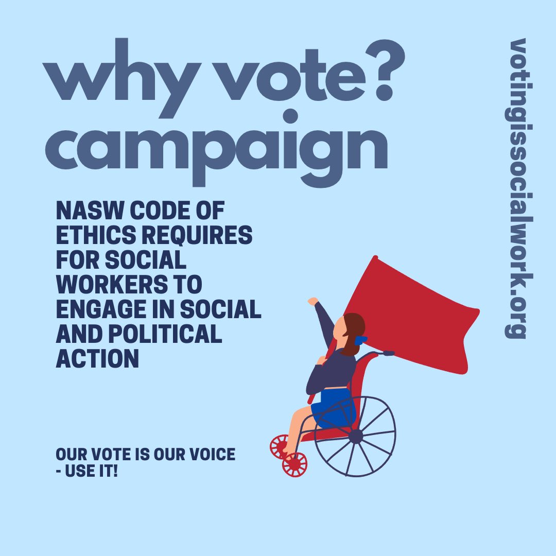 Voting is Social Work!