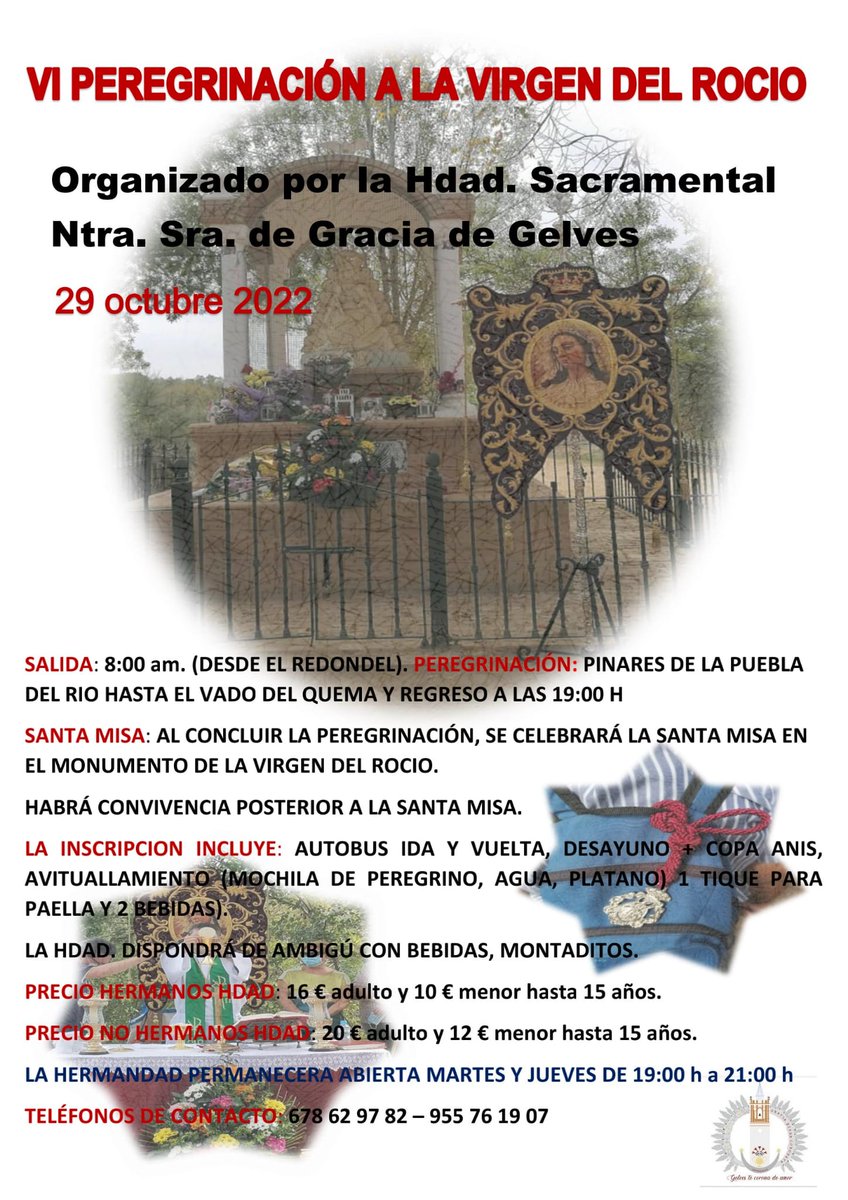 Hdad. Ntra. Sra. de Gracia de Gelves (Sevilla) (@hdadsra) on Twitter photo 