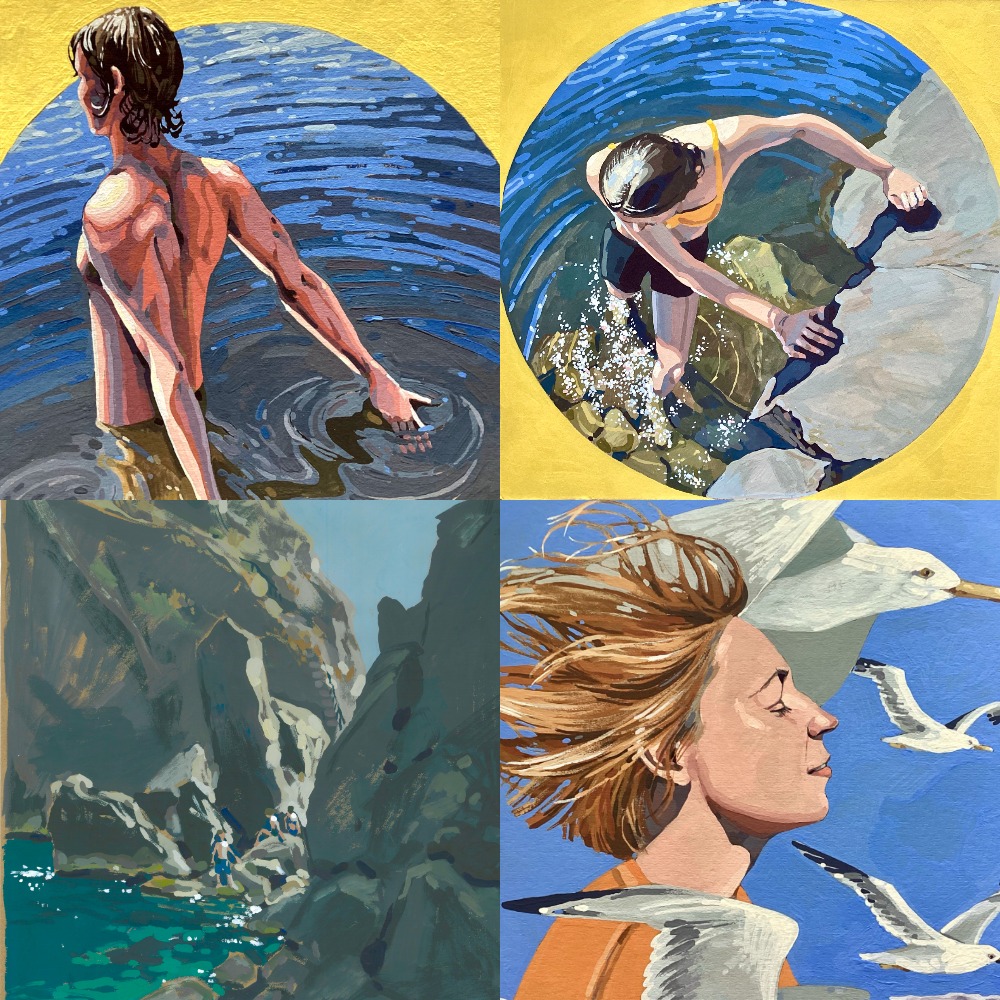 Over the summer I collected bits and pieces, sketches, thoughts, notes, ideas to start working on a collection of traditional art "Impressions" in the fall. There are still 4/4 pieces available.
🕊️🤍💛💙✨☀️🟡
foundation.app/collection/imp…