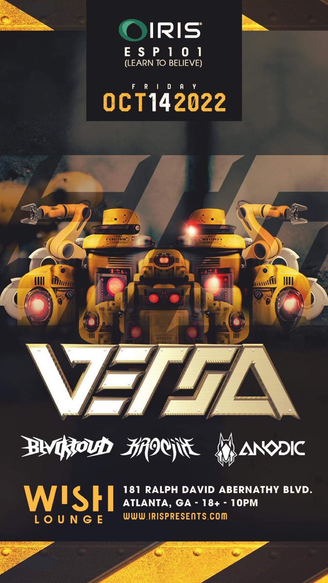 🚧 <a href="/versadubz/">versa</a> tonight!!!! 🚧

madness ensues tonight downstairs at <a href="/irispresents/">IRIS Presents, Inc</a> don’t miss out on the atlanta debut 🦺🦺🦺 

GRAB UR TIX 

irispresents.com/eventbrite-eve…