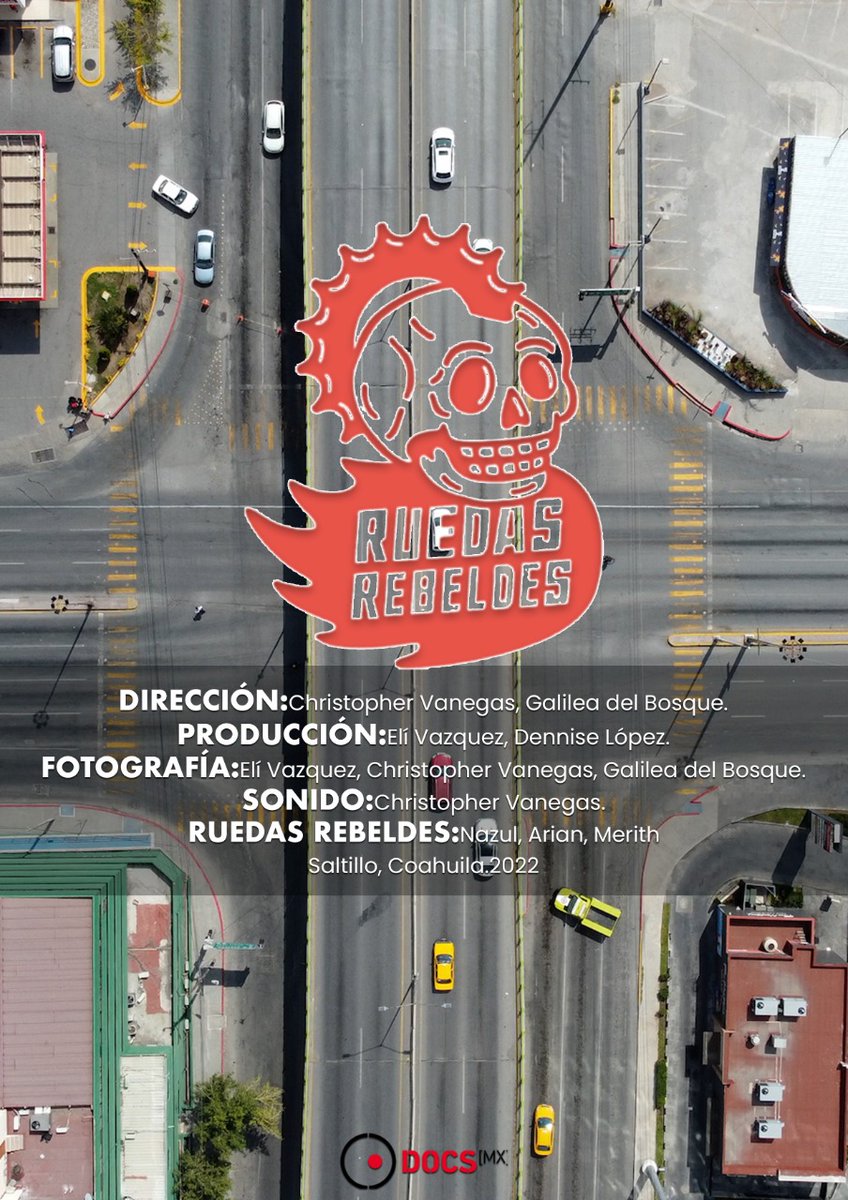ruedasrebeldes's tweet photo. Compartimos un documental que grabaron unos amigos sobre Ruedas Rebeldes y la hostilidad hacia #peatones y #ciclistas en #Saltillo además del placer de rodar 🚲🔥 Pueden apoyar viendo (dura 9 min) y votando ⭐Se registran con nombre y mail
#RetoDocsMX 2022 https://t.co/7FksxTCtI7 https://t.co/E51BbK5ka4