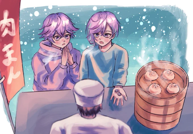 肉まんひとつください! #パラライファンアート#cozmez 