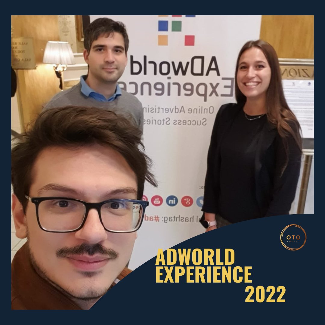 OTOAgency's tweet photo. Alcuni membri del team #Performance hanno partecipato all’evento @adwexp 2022, il più grande evento europeo su Pay Per Clic &amp; #ConversionRate Optimization. 🔥

Scopri alcuni momenti 🔝

#otoagency #ontopof #digitalmarketing #marketingspecialist  #ADworldExperience https://t.co/9ynyAajChB