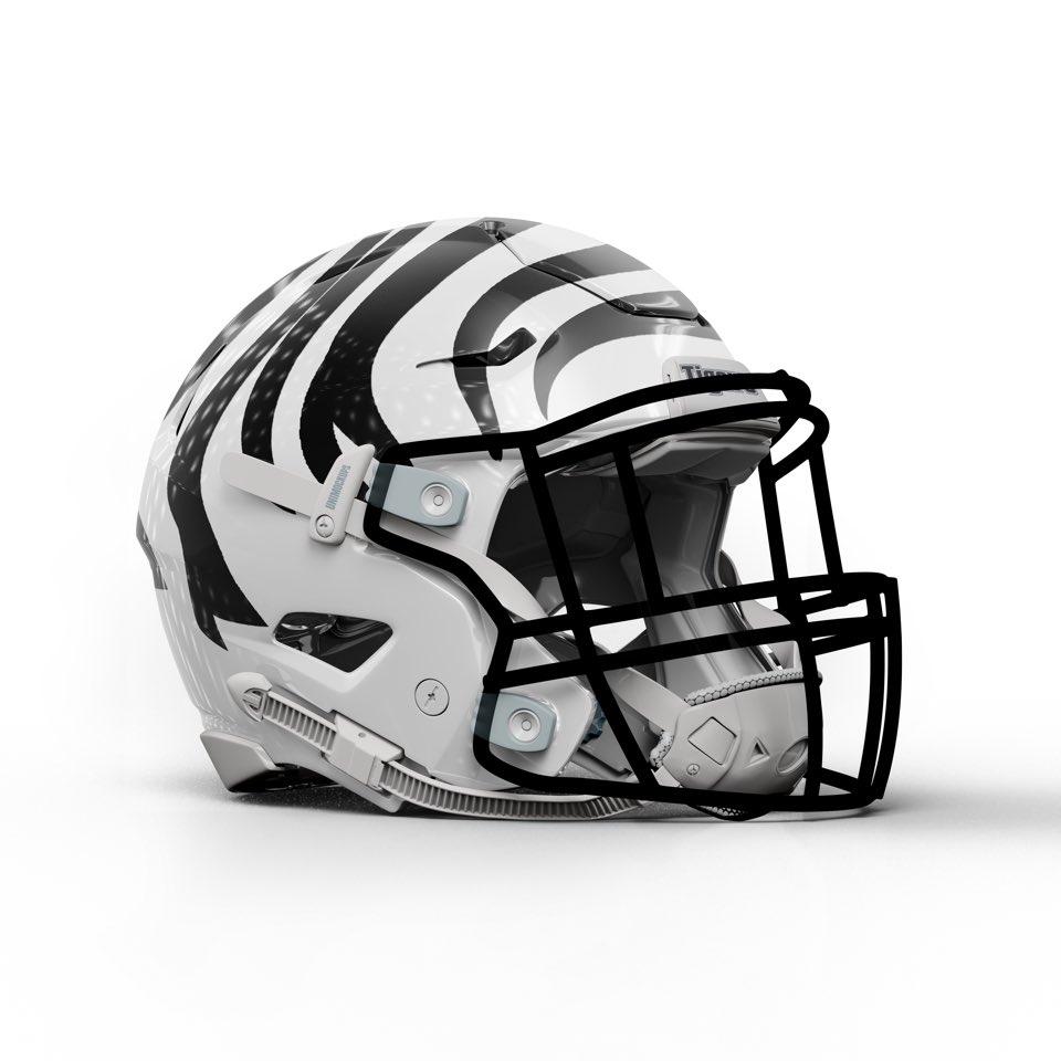 memphisuniforms's tweet photo. @MemphisFB will wear a new helmet tomorrow. The shell was worn once, with white facemask in 2020 at SMU. #ALLIN #GTG https://t.co/ekQ2cf0pg0
