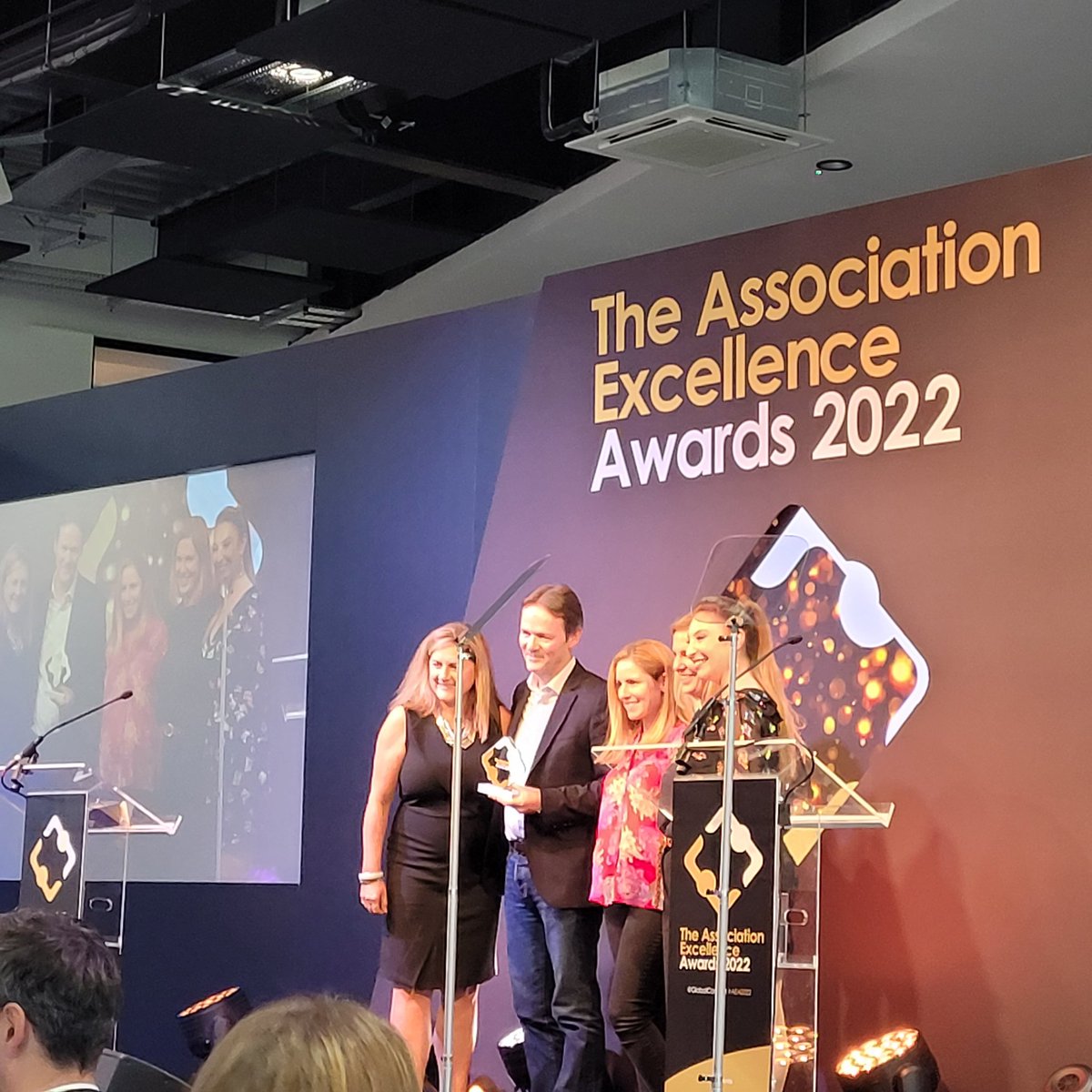 HelenWhiteman's tweet photo. What a jolly day, #Hansuke @PaulAplinOnTax congrats to all the #aea22 winners, esp @ICAEW for your AML training resource. Great to meet friendly faces and new associations. Happy (almost) weekend! https://t.co/Hja0YS4Ai8