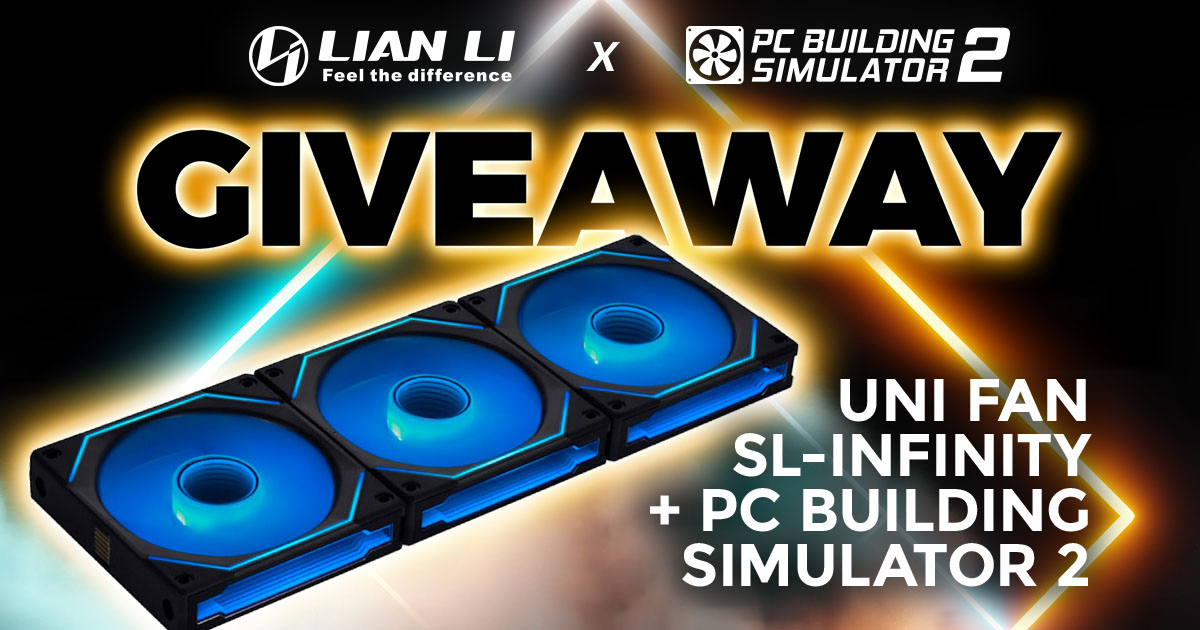Keep your cool and cut down on cables in today’s giveaway, with <a href="/GlobalLianli/">LIAN LI Global</a>! 

Enter for a chance to win a Lian Li Uni Fan SL-Infinity 3 pack and copies of PC Building Simulator 2: epic.gm/lianli-x-pcbs2