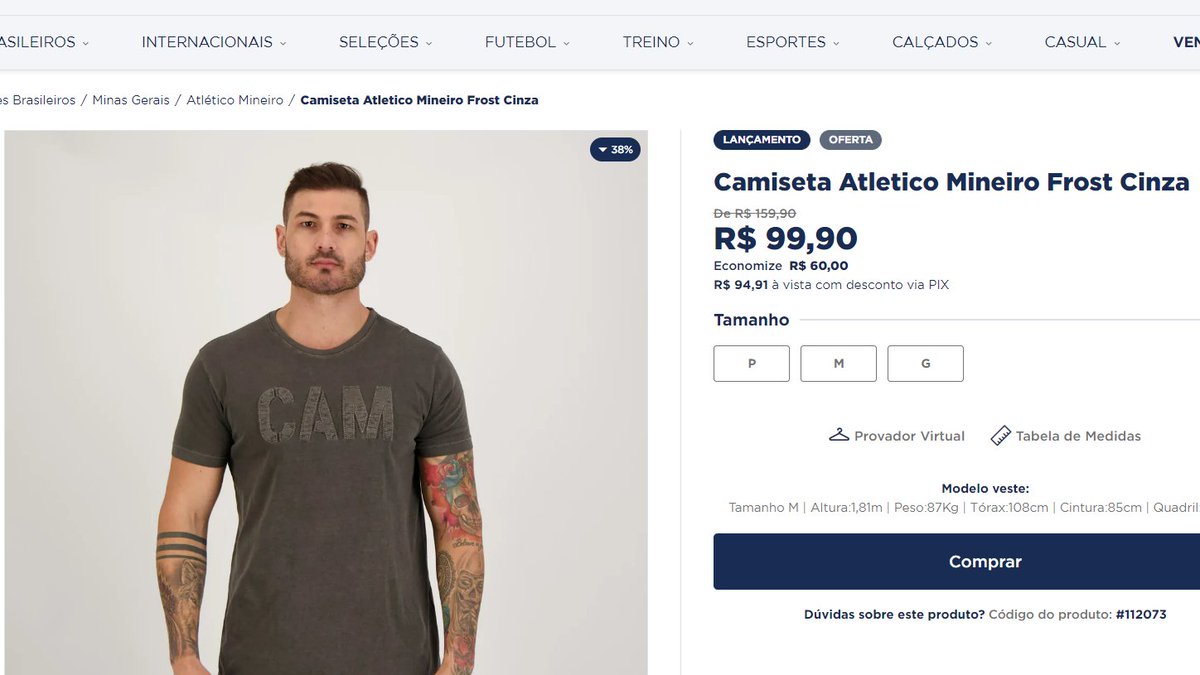 Dá uma olhada nessa camisas do Galo com preços excelentes na <a href="/futfanatics/">FutFanatics</a>.

Compre na <a href="/futfanatics/">FutFanatics</a>, utilize o cupom HEXA10 e ganhe 10% de desconto.

Camisas do Galo promocionais lindíssimas!

➡️ Compre pelo link: bit.ly/3RYarCm