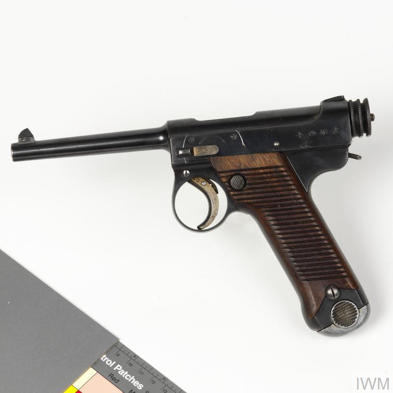 A quick one for #FirearmFriday, and as I'm about to head off to the Land of the Rising Sun for a few weeks, it's Japanese. This week's entry is a Type 14 Nambu pistol. 🇯🇵

IWM FIR 1767 / iwm.org.uk/collections/it…