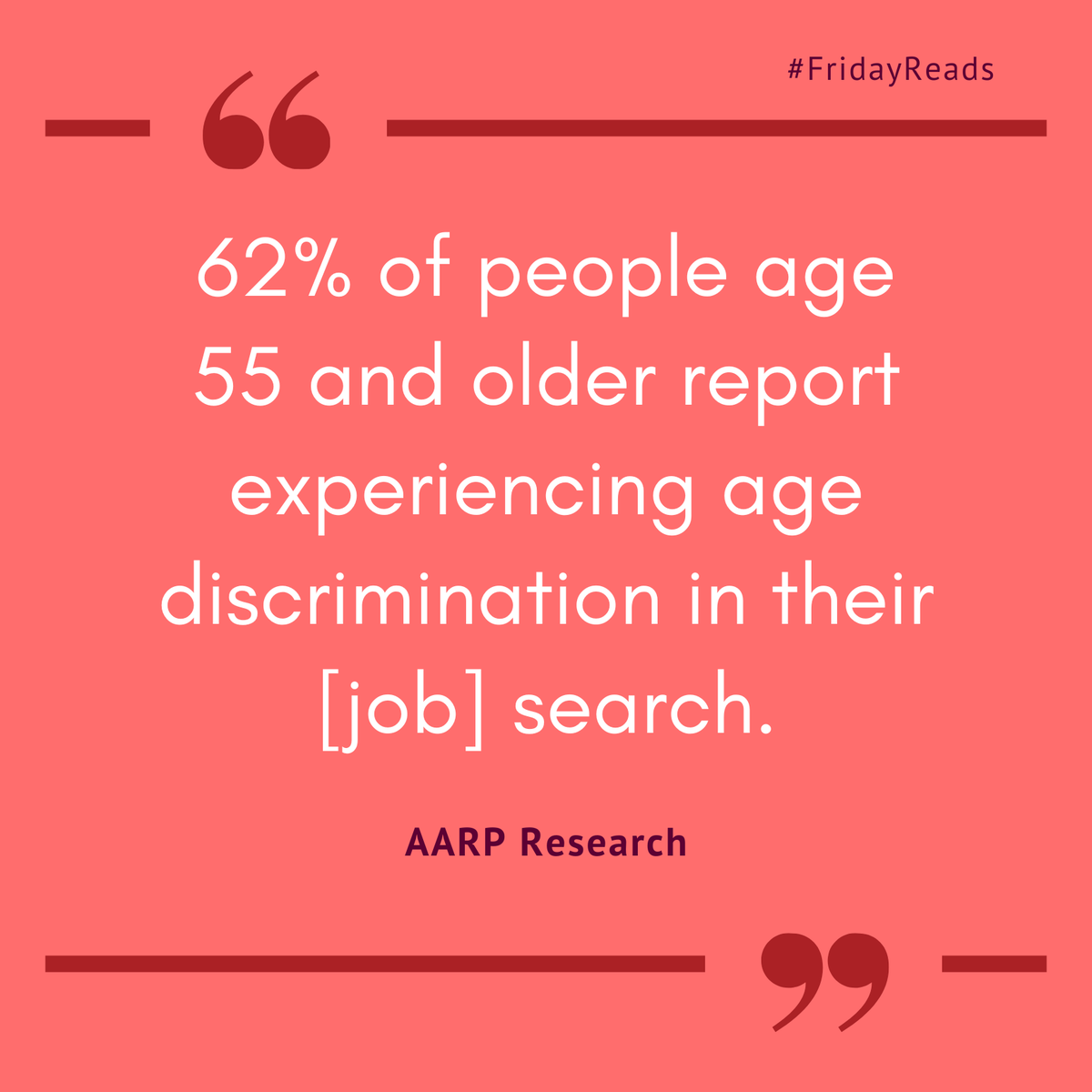 esallen's tweet photo. Despite a shortage of workers and a growing need for older adults to extend their working years, too many unemployed older adults find it difficult to find a job due to ageism in hiring. Read the report here: https://t.co/naUxdhIIsc #FridayReads https://t.co/GtCsg7Rwsx