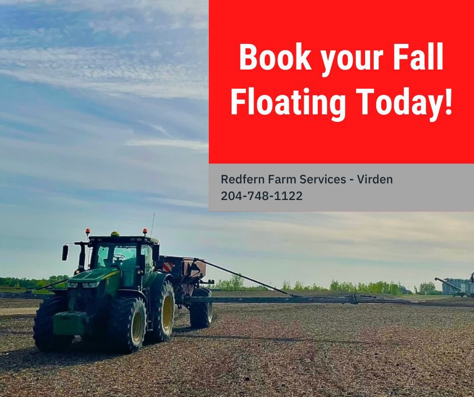 Get your fertilizer on this fall to save time in the spring!