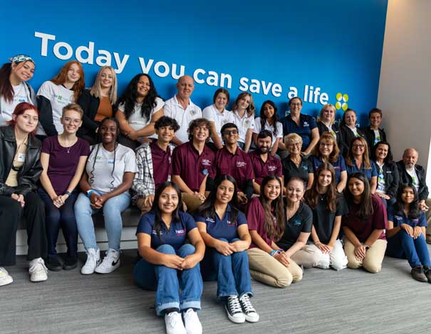 Last month, we were honored to host five of our top high school @hosafhp chapters at the #BeTheMatch Coordinating Center! The student chapters from TX, FL, UT, AZ and CA brought their life-saving power for a visit filled with info, inspiration and fun. ➡️ ms.spr.ly/6014dMOfu
