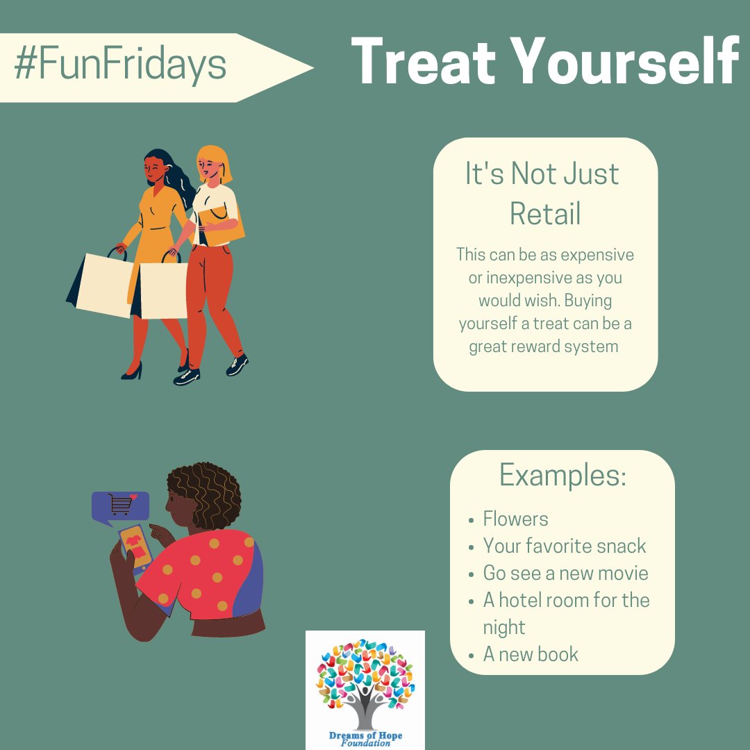 DreamsofHope757's tweet image. Treat Yo'self! One great way to practice self care is to treat yourself. This can be as big or little as you wish, take this Friday to treat yourself!
.
.
#757 #selfcare #treatyourself #DOH