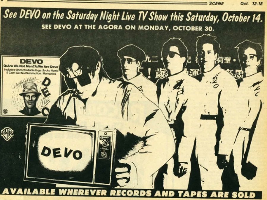TodayInPunk's tweet photo. #Todayinpunkrockhistory can't get no...
@DEVO plays "Satisfaction" / "Jocko Homo" on @nbcsnl (1978)
Full story and more at https://t.co/l3EJ7HU7Mr
#punk #punkhistory #punkrock #punkmusic #punkrockhistory #punkmovie #punkconcert #newwave #punkontv #SNL #livefromnewyork #wearedevo https://t.co/tTOLA1Cwi3