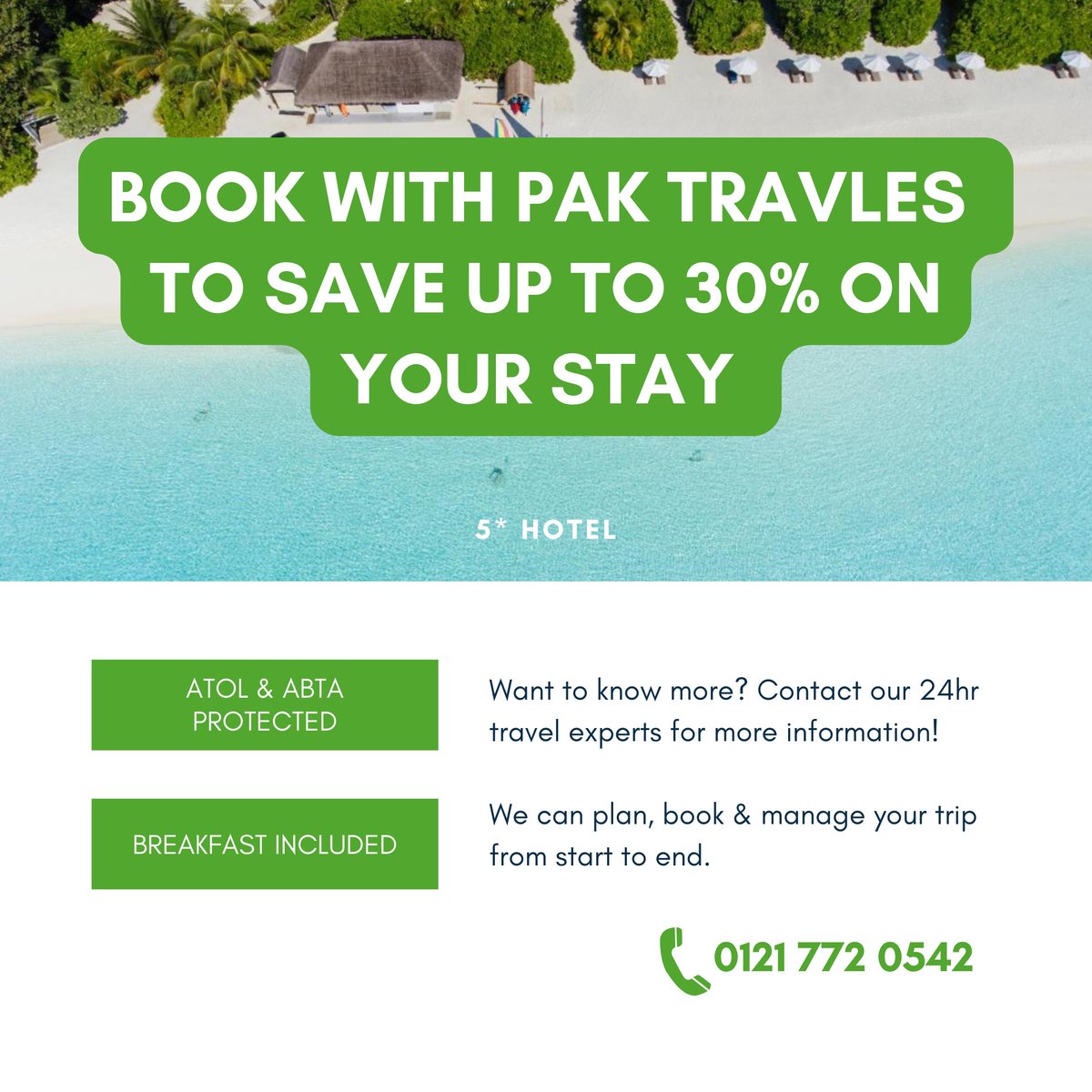 Are You Ready To Dive Into The Maldives? 🤿❤️. This pristine natural hideaway is the perfect romantic honeymoon experience. Call Pak Travels for the best rates for your next romantic getaway on 0121 772 0542. 

#paktravels #travelagent #maldivestrip