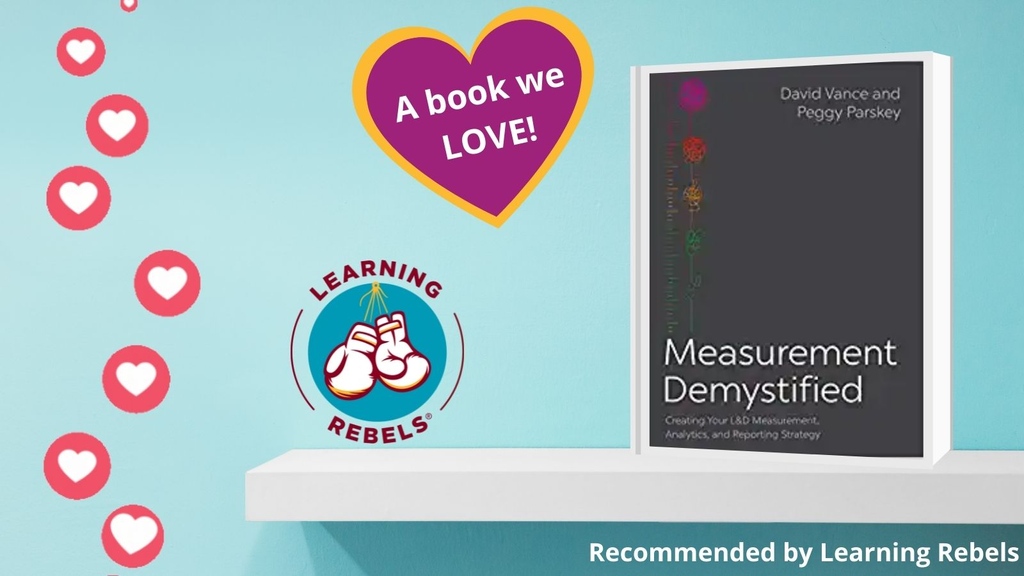 stipton's tweet photo. It's day 14 of Learning Rebels Recommends! Measurement Demystified is a necessary resource with a ground-breaking new framework to simplify analytics as it relates to learning professionals.
▶️https://t.co/qXa3I6j6yx ◀️
#LearningRebelsCoffeeChat @learningrebels.com https://t.co/GTM4jcPmal