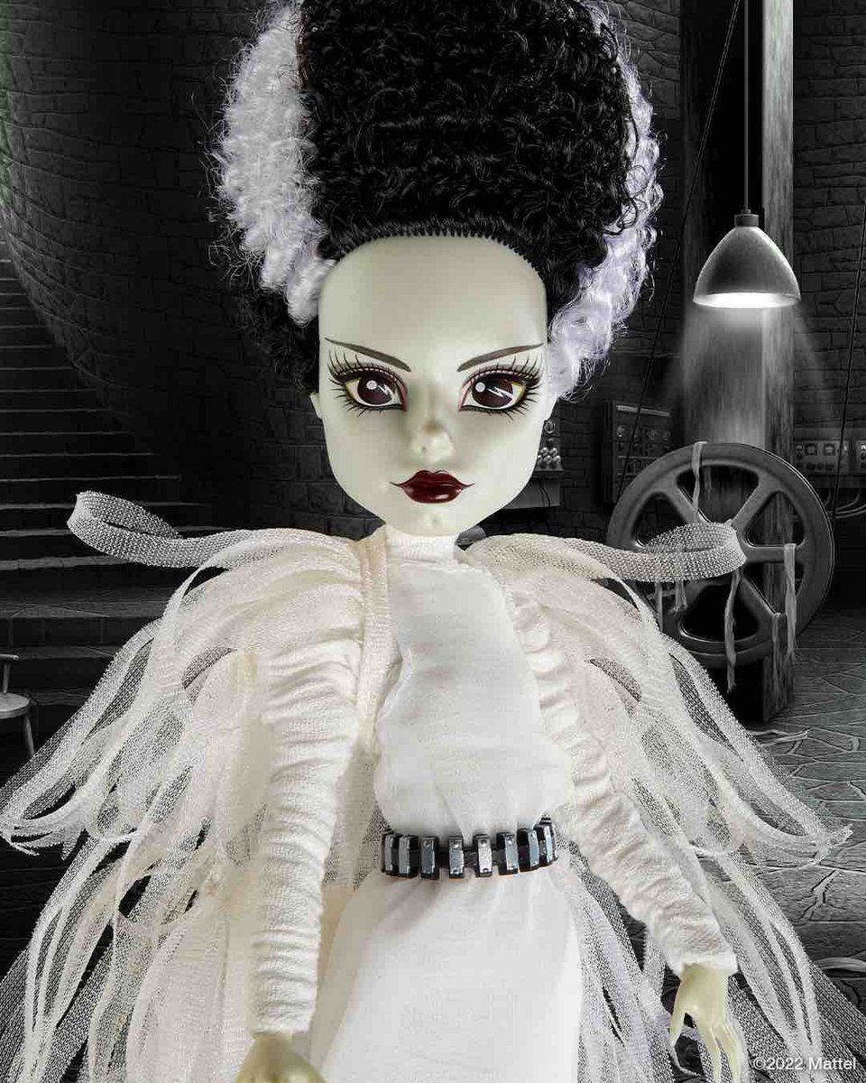 They’re ALIVE! 💚 The Bride of #Frankenstein Skullector Dolls escape the lab just in time for National “I Love You” Day. Add the ultimate bride-or-die couple to your skullection now, only at Mattel Creations: bit.ly/monsterhigh-br… #MonsterHigh #MonsterHighAlumni