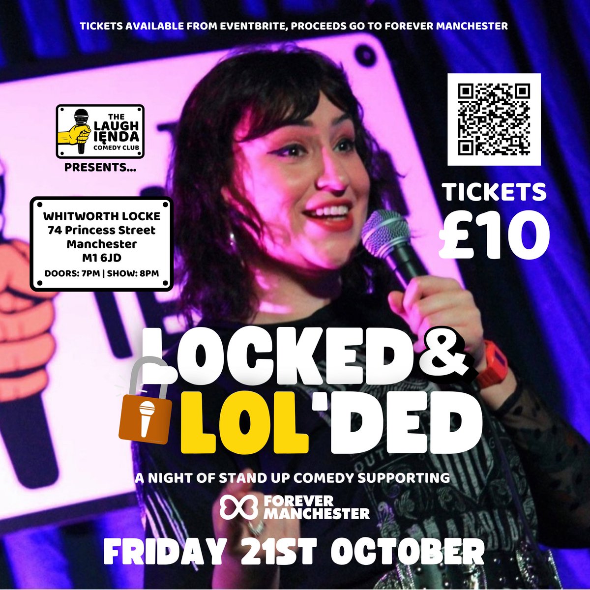 Next Friday we’re teaming up with <a href="/LockeHotels/">Locke</a> to host our very first Friday night pro-lineup! Tickets are £10 with proceeds going to <a href="/4EverManchester/">Forever Manchester</a>! 👏👏👏

🎟️ Tickets are available here:
eventbrite.com/e/locked-lolde…