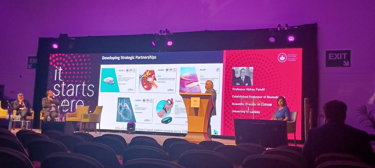 eimzwallace's tweet image. Great two days spent at the launch of @GalwayCMNHS #FutureCare22 strategy. Very exciting talks on current and future research @uniofgalway along with very inspiring talks by @MichaelJDowling, @DerekCStewart, @abhay_curam and our very own @gduffy00 #duffylab #medtech